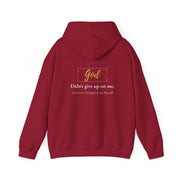 God Didn’t Give Up On Me Hoodie — Recovery Collection.
