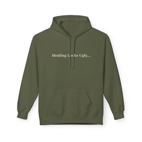Healing Looks Ugly Hoodie – Before It Looks Holy | Faith & Recovery Apparel