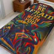 I Am With You Veveteen Plush Blanket