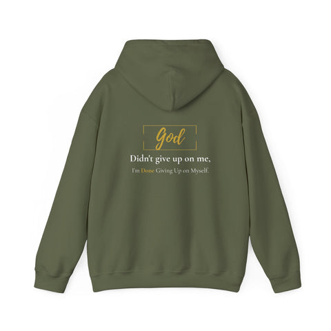 God Didn’t Give Up On Me Hoodie — Recovery Collection.