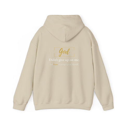 God Didn’t Give Up On Me Hoodie — Recovery Collection.