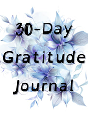 [Digital Download] 30 Day Gratitude Journal- Forget Me Not Edition.