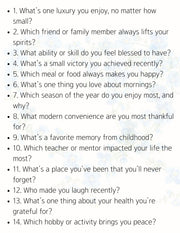 [Digital Download] 30 Day Gratitude Journal- Forget Me Not Edition.