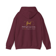 God Didn’t Give Up On Me Hoodie — Recovery Collection.