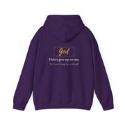 God Didn’t Give Up On Me Hoodie — Recovery Collection.