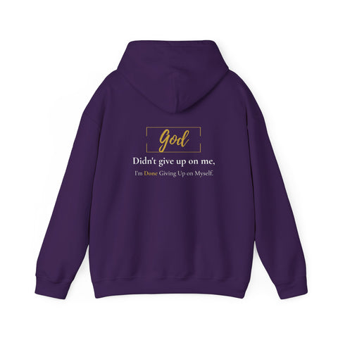 God Didn’t Give Up On Me Hoodie — Recovery Collection.