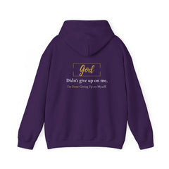God Didn’t Give Up On Me Hoodie — Recovery Collection.
