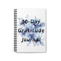 30 Day Gratitude Journal, Forget Me Not Design.