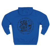 Still Sober Bitches Hoodie - Cozy Fleece Sweatshirt for Sobriety Celebrations, Gift for Recovery Advocates, Motivational Apparel